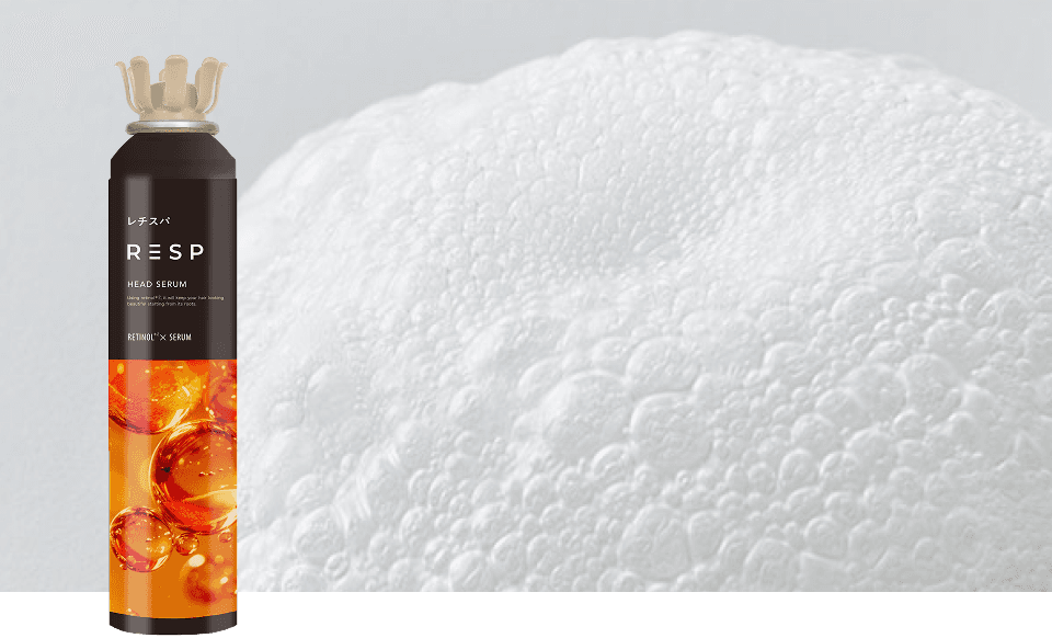 高濃度7,000ppmの炭酸泡で頭皮のすみずみまで浸透保湿